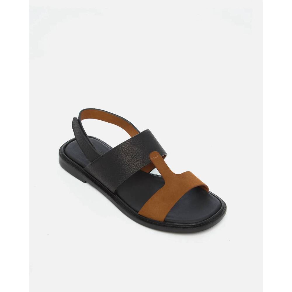 NEW COCLICO women's runaway sandal in russet/ black